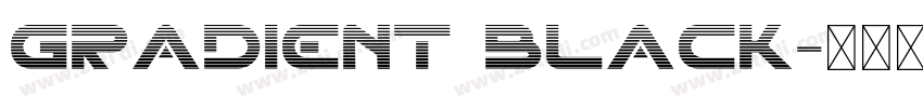 gradient black字体转换